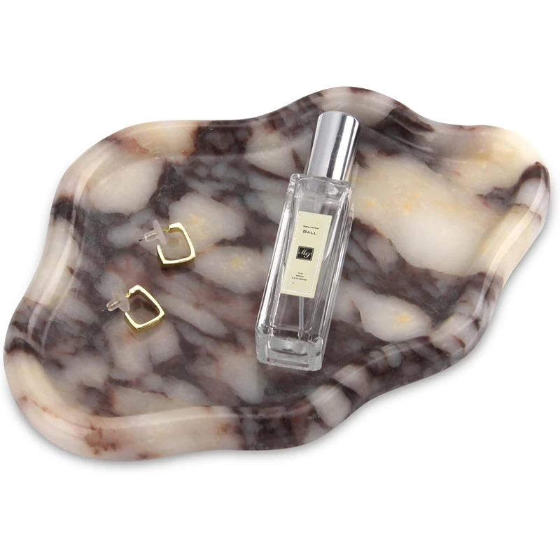Bulgari Purple Cloud Marble Jewelry Tray