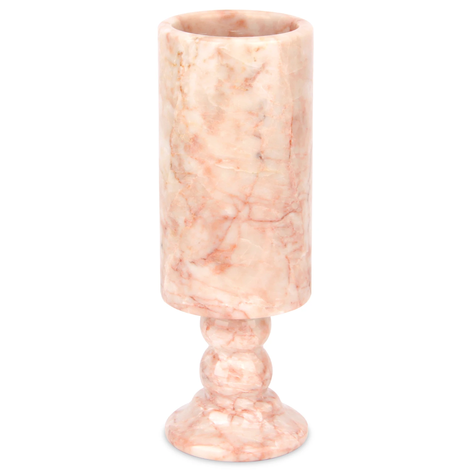 Luxury  Pink marble flower vase