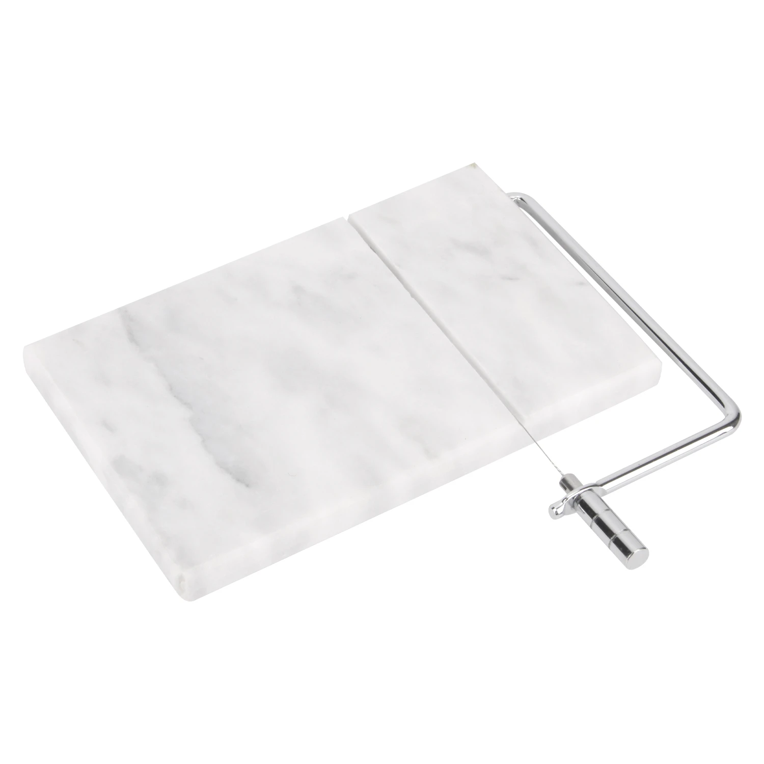 White grey marble cheese slicer with SS handle