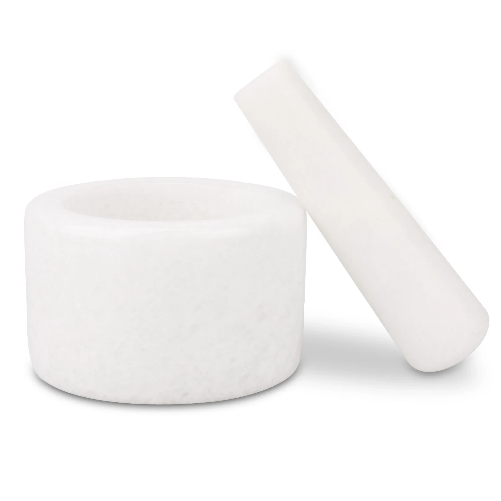 Black grey marble mortar and pestle D10x6cm H