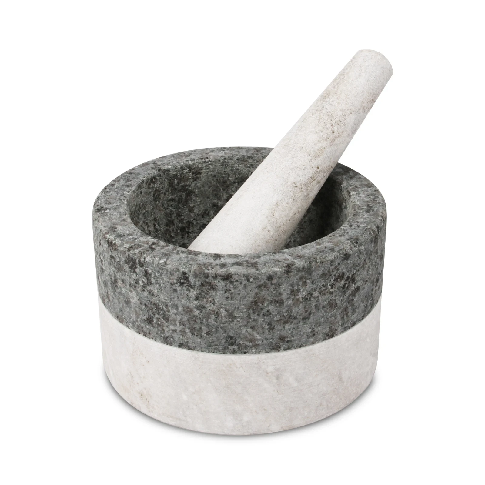 Granite mortar and pestle D17x10.5cm H