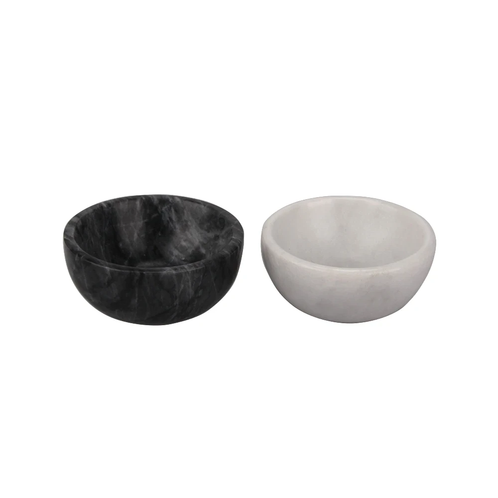 Set of  2 marble pinch pot