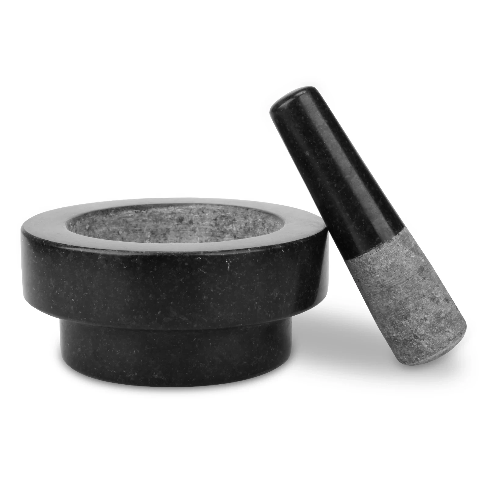 Granite mortar and pestle 14x6.5cm