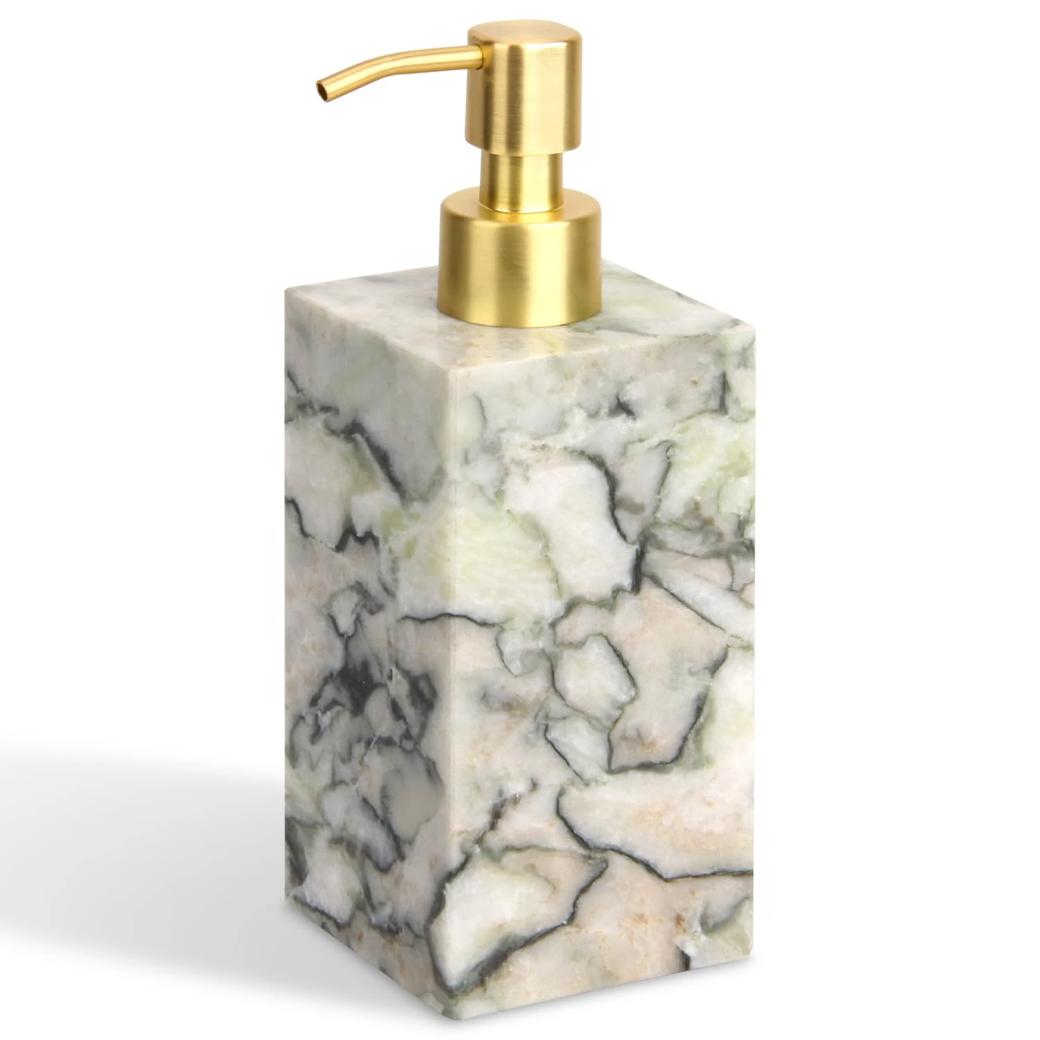 Green Emerald square marble dispenser