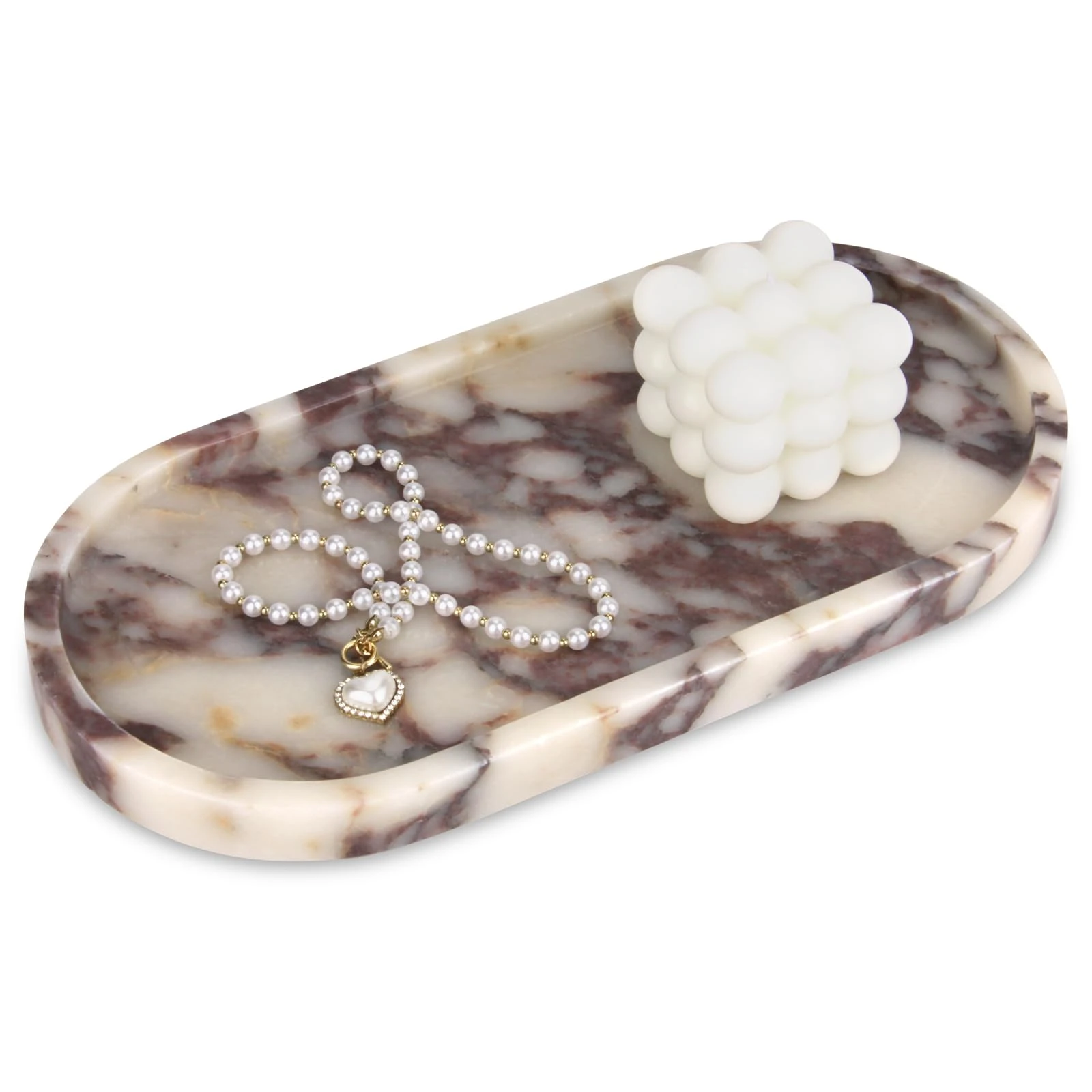 Luxury Bulgari  oval marble tray