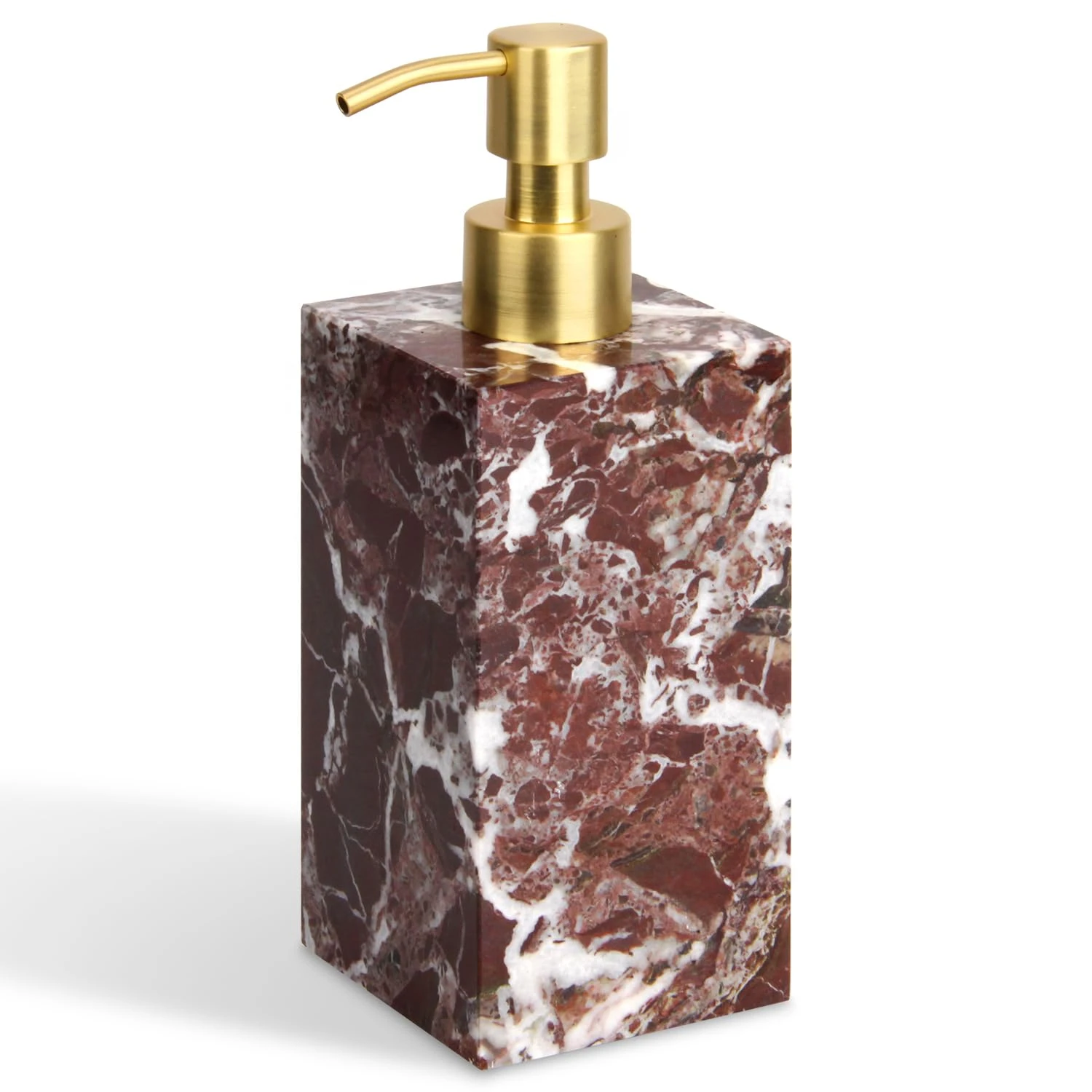 Rosa Levanto Square marble soap dispenser