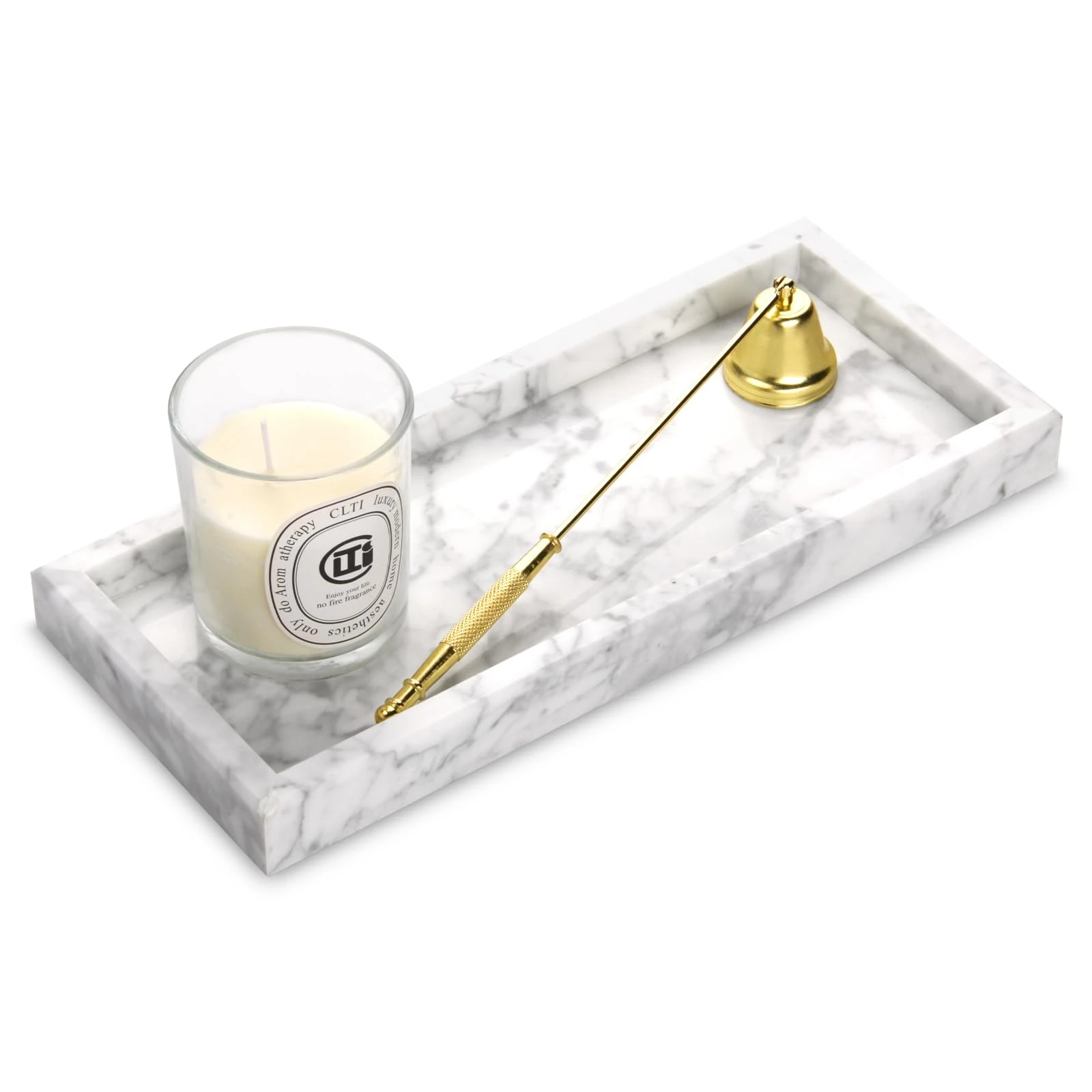 Carrara  marble tray