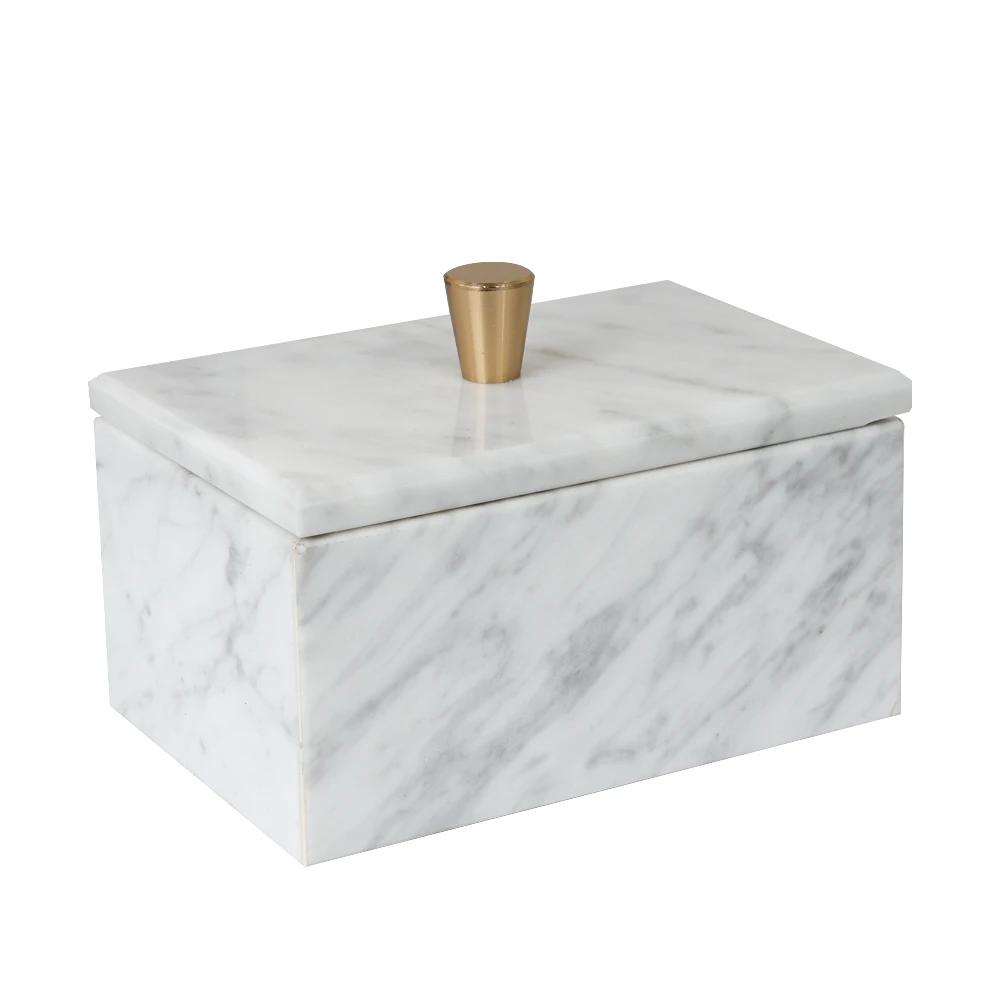 Light Grey Marble Jewelry box