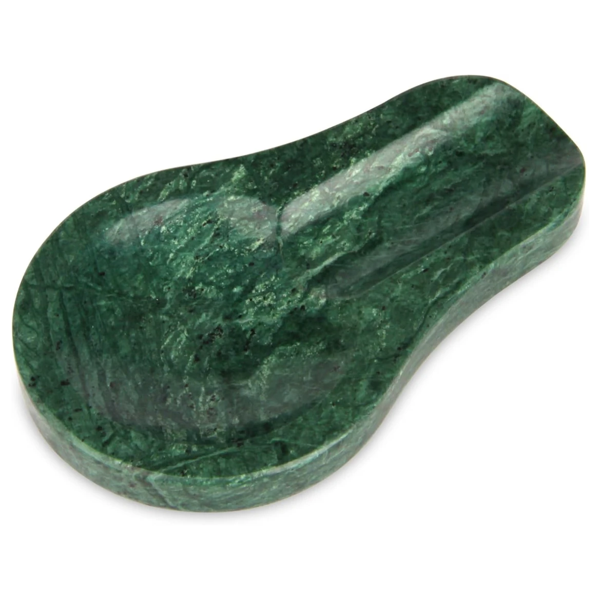 Green  marble spoon rest