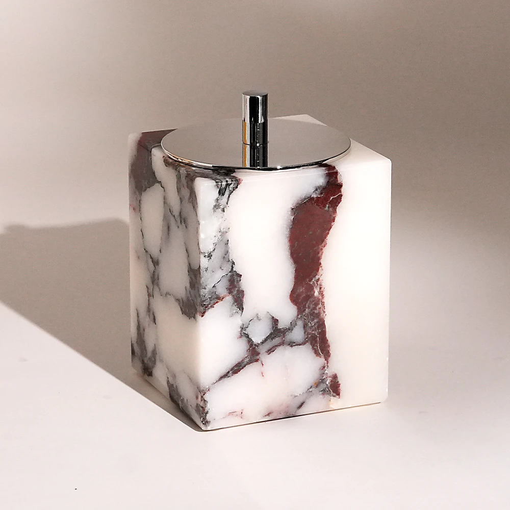 Calacatta Viola Cotton Swap Holder