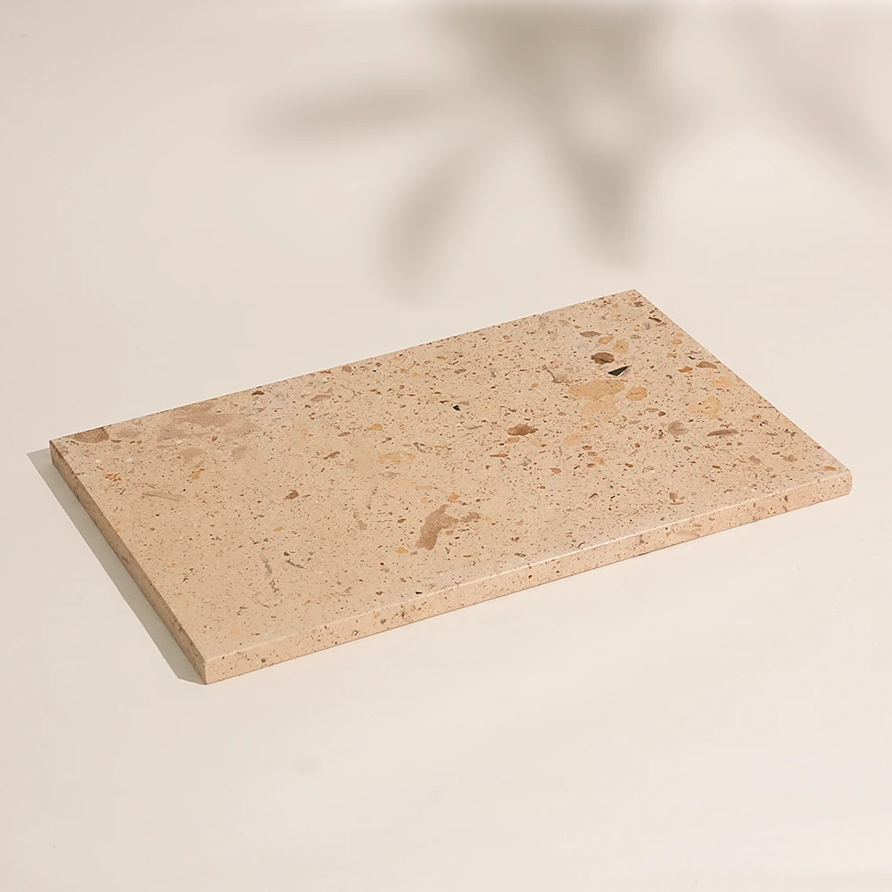 Yellow Marble Rectangle Board