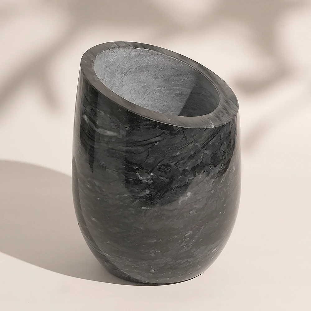 Dark Grey Marble Wine Cooler