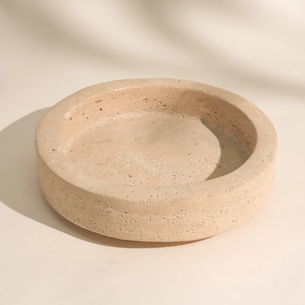 Travertine Fruit Bowl