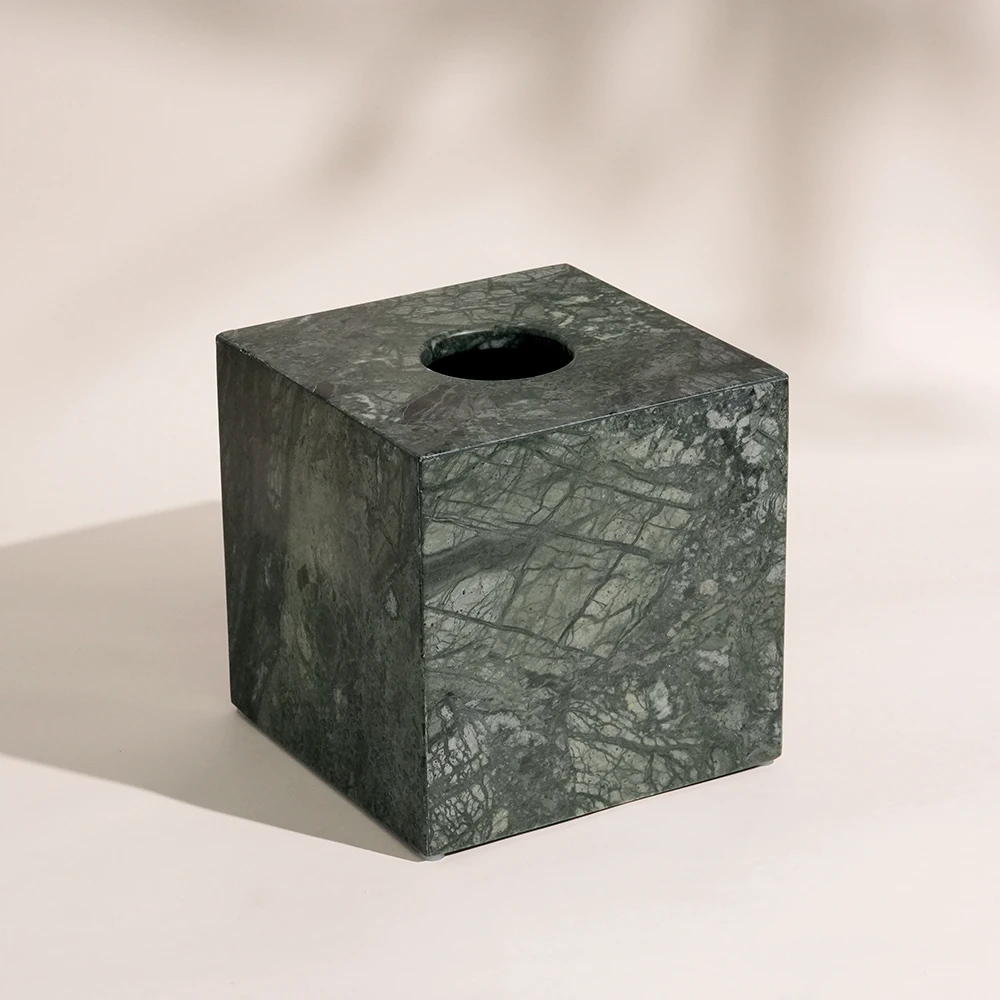 Green Marble Tissue Box
