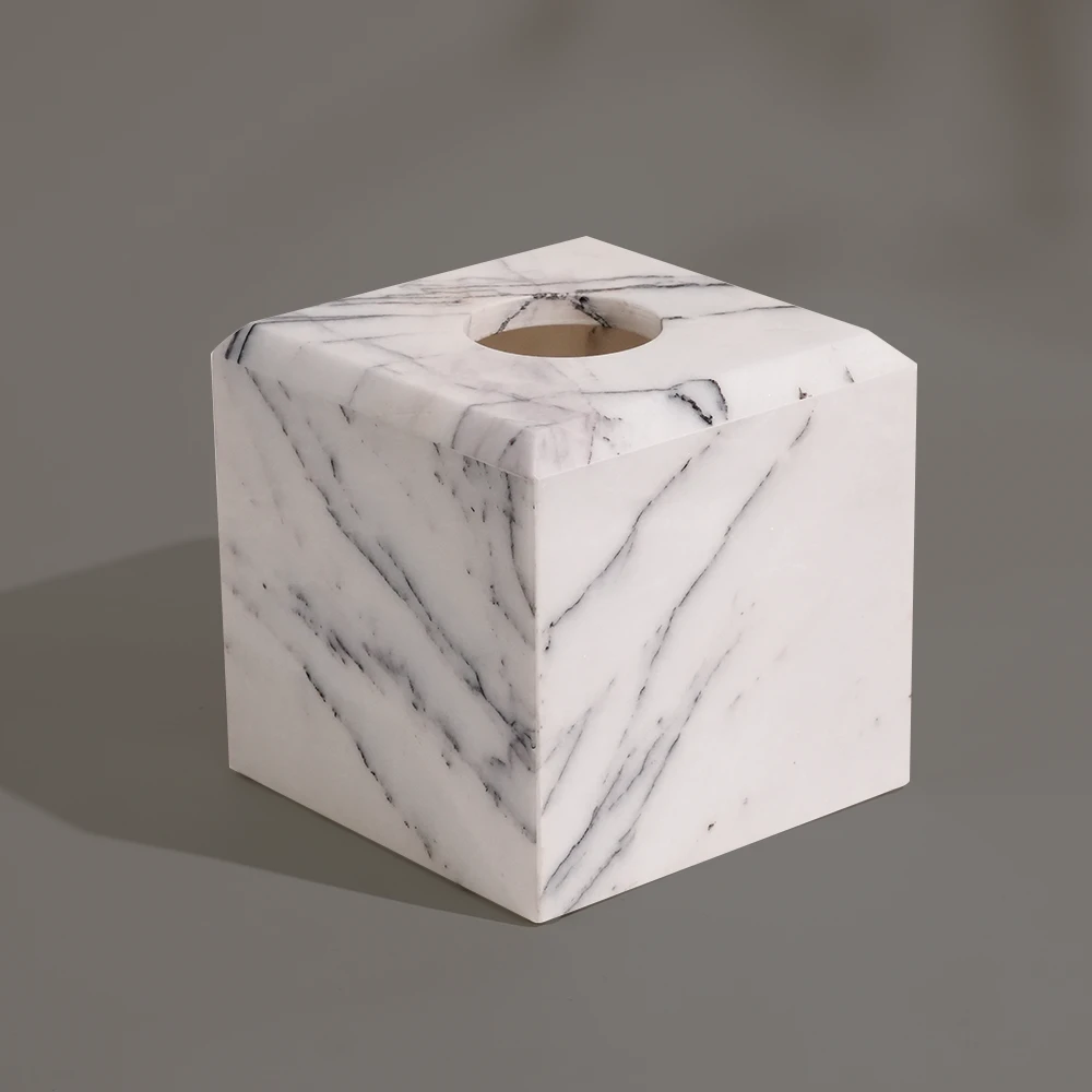 Lilac Marble Tissue Box