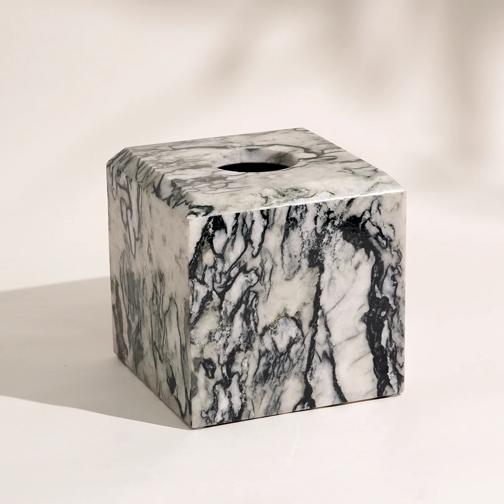 Green Emerald Marble Tissue Box