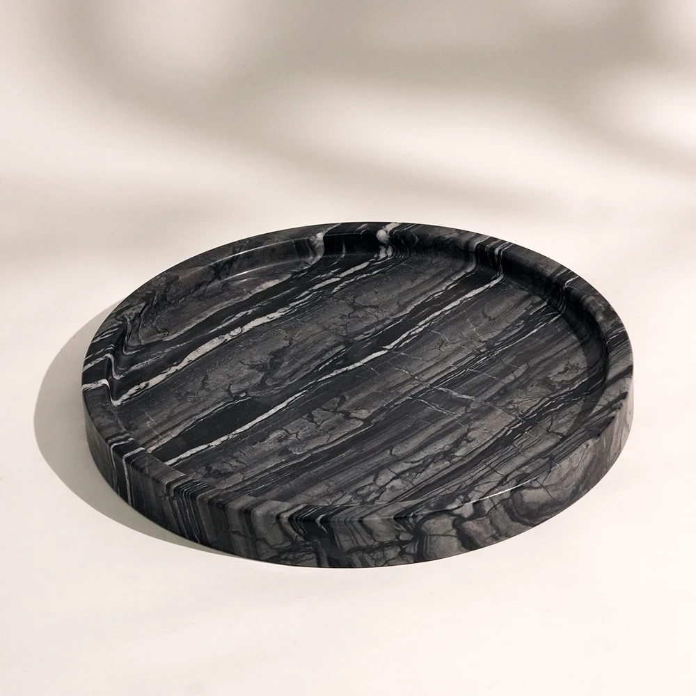 Ancient Wood Grain Marble Tray
