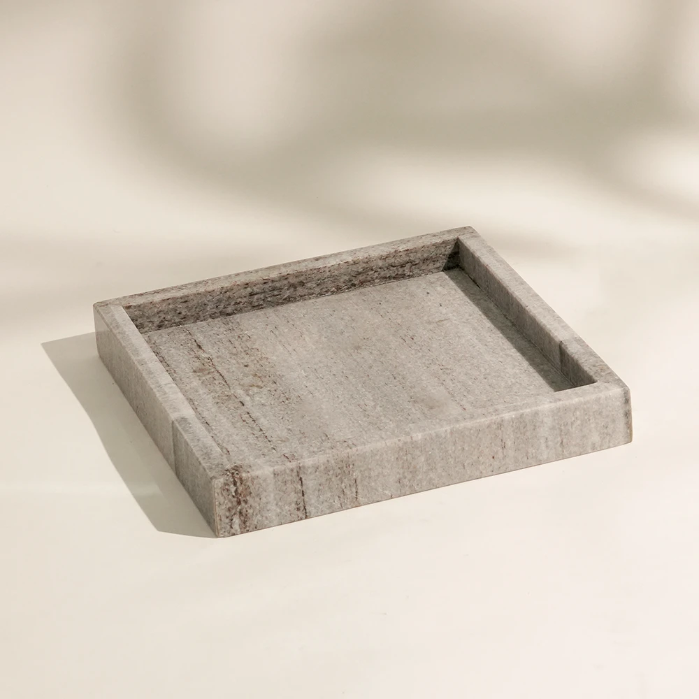 Viva Jade Square Marble Tray