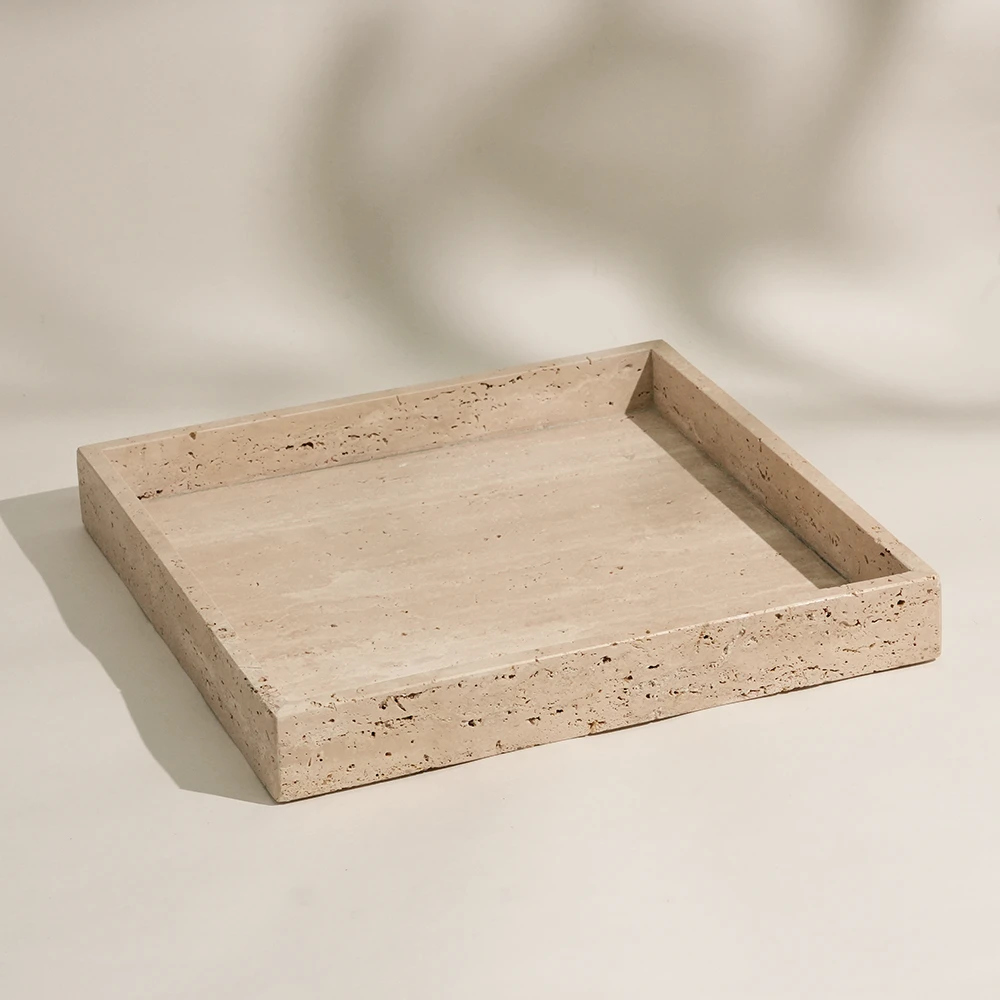 Travertine Square Tray