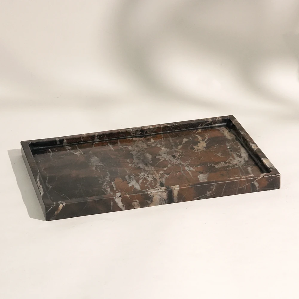 Portoro Rectangle Marble Tray