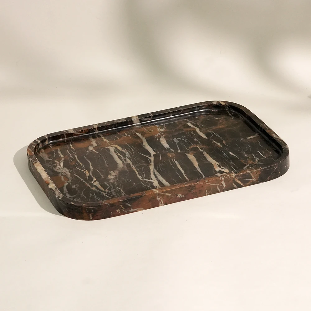 Portoro Rectangle Marble Tray