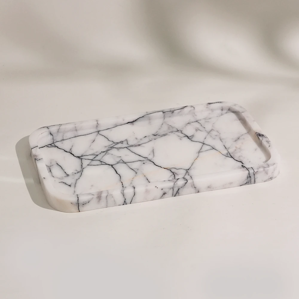 Lilac Marble Tray