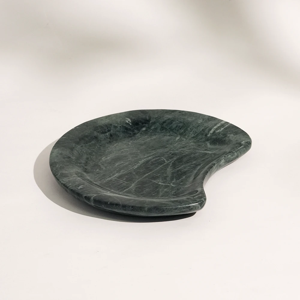 Green Marble Spoon Rest