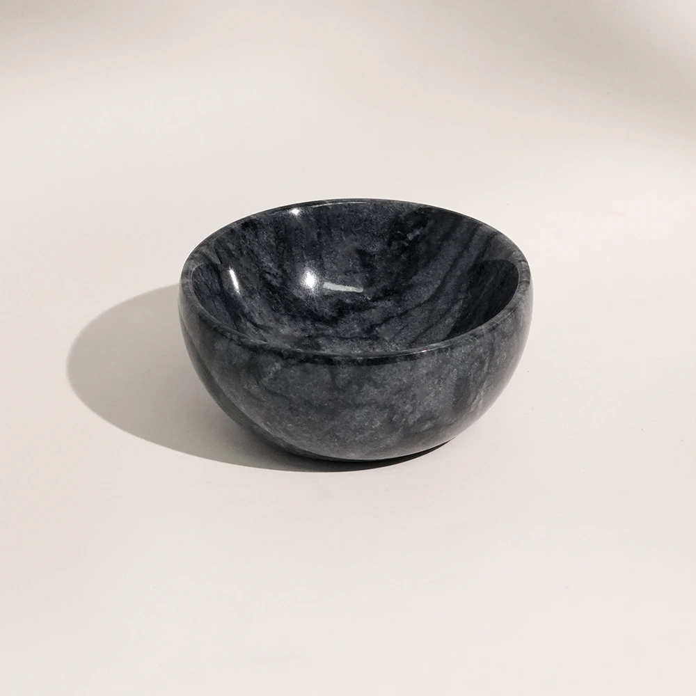 Dark Grey Marble Salt and Peper Pot