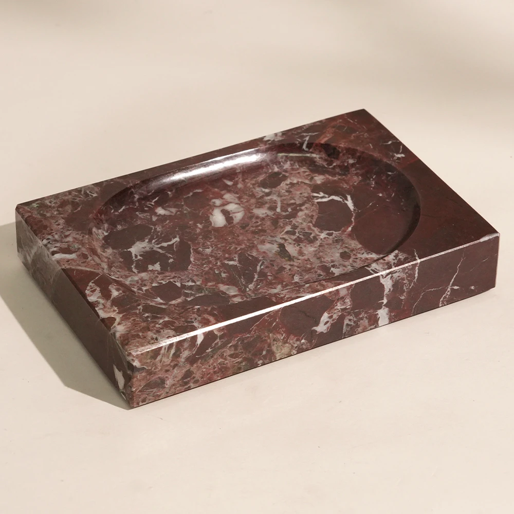 Rosa Levanto Rectangle Marble Soap Dish
