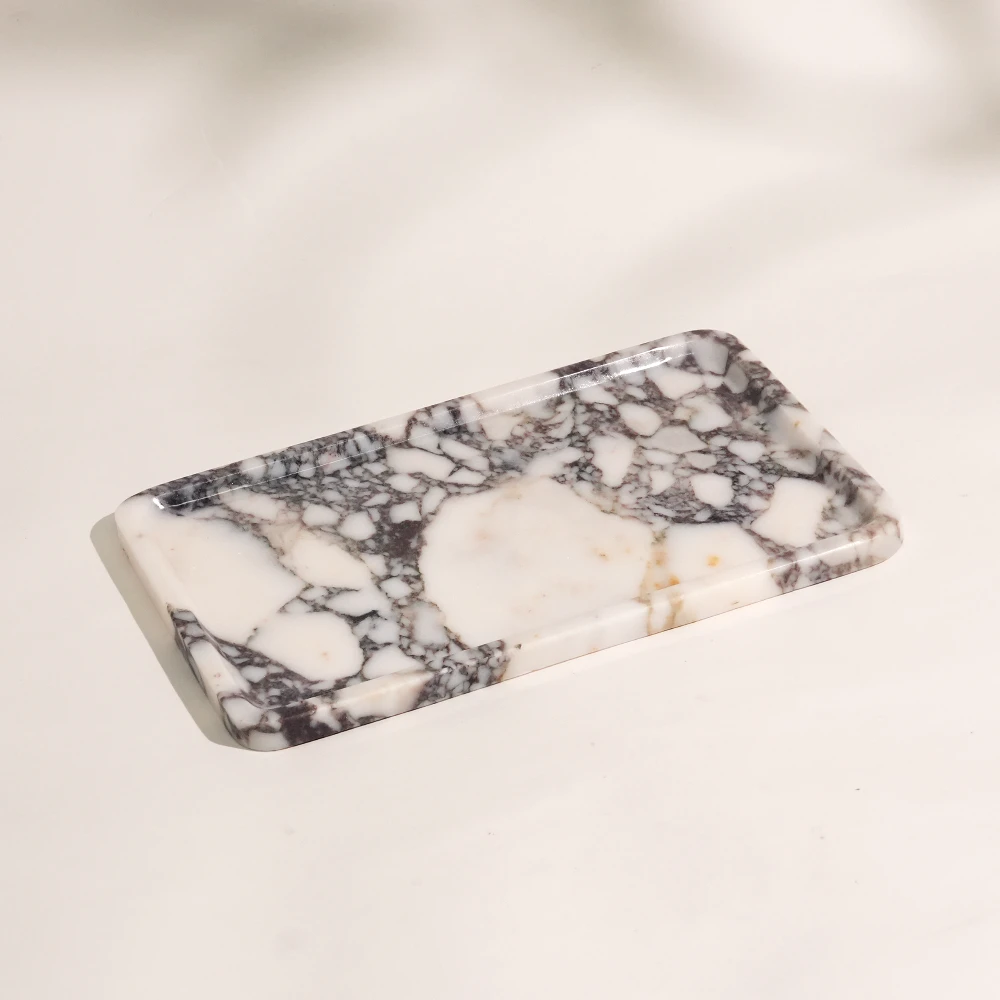 Calacatta Vagli Rectangle Marble Tray