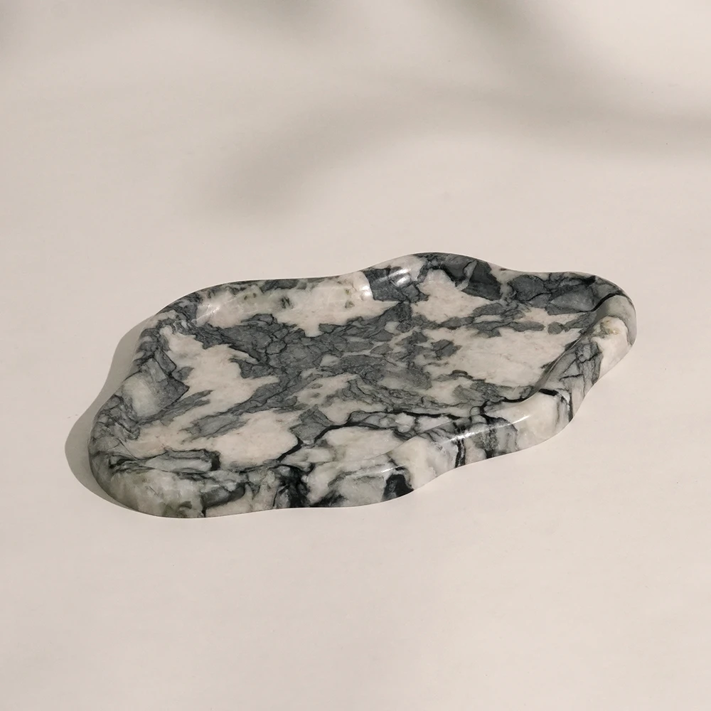 Green Emerald Marble Jewelry Tray