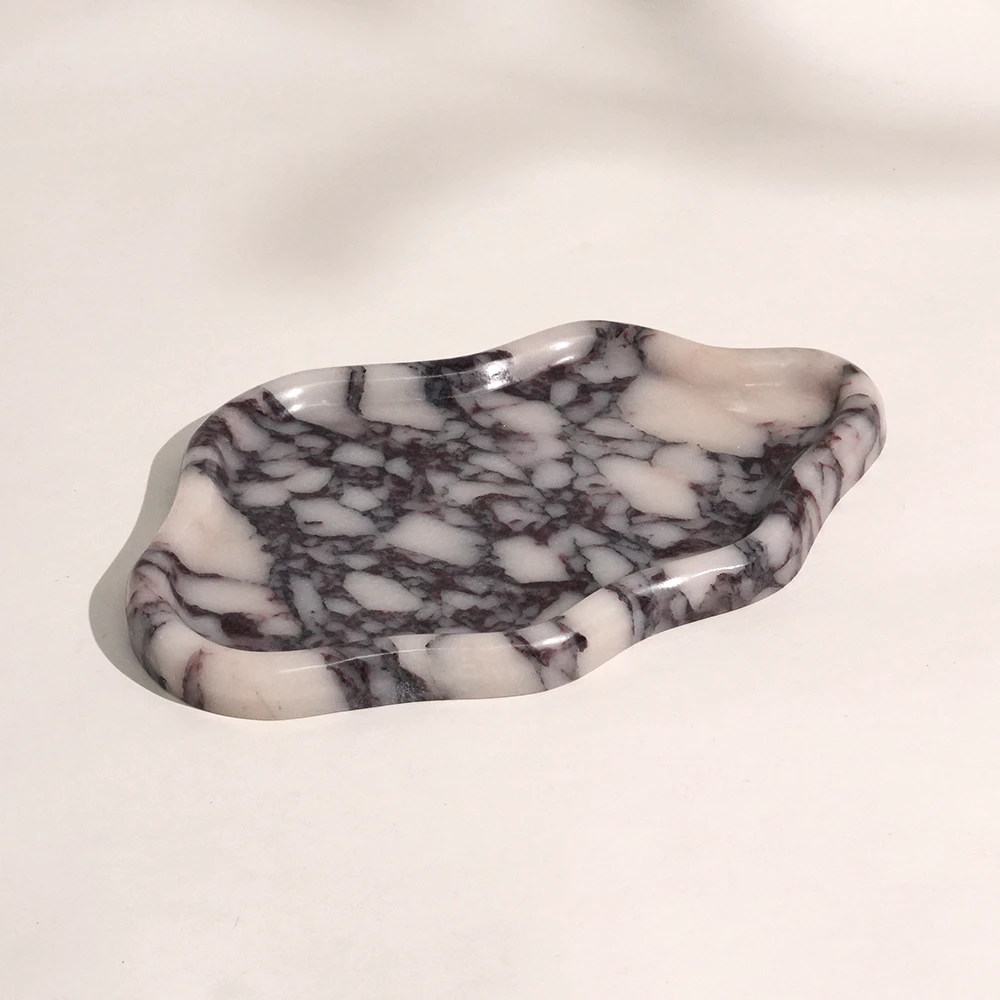 Calacatta Viola Marble Cloud Tray