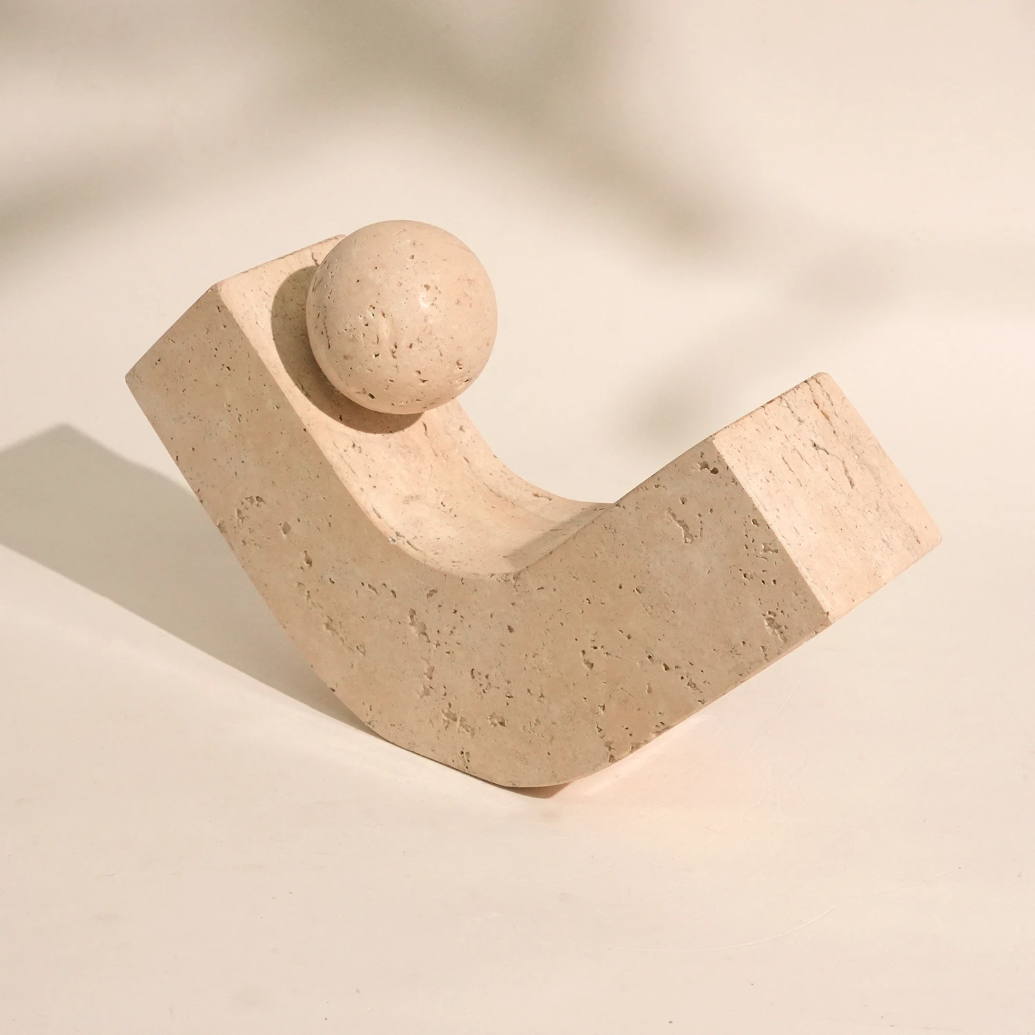 Natural Beige Travertine Marble Design Home Decoration
